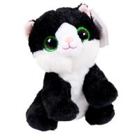 Мягкая игрушка ABtoys Кот чёрный, 15 см - M0074