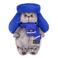 Мягкая игрушка Budi Basa Басик в меховой шапке 19 см - Ks19-096