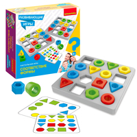 Настольная развивающая игра Bondibon «СООТВЕТСТВИЕ ФОРМЫ» - ВВ5166
