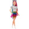 Кукла Mattel Barbie с разноцветными волосами - GRN81