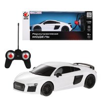 Машина на радиоуправлении Пламенный мотор *Audi R8*, белая, масштаб - 870524