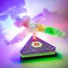 Конструктор со светодиодами Laser Pegs Грузовой самолёт, 12 в 1, 80 элементов - G1670B