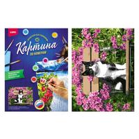 Картина по номерам LORI *Котик*, 38*28.5 см - Ркн|ф-200