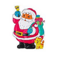 Новогоднее панно Snowmen *Дед Мороз с кошкой* - Е94325
