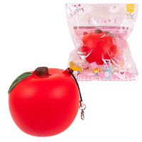 Игрушка-антистресс Junfa Toys Мялка-сквиши Яблоко, 7 см - SQ-31