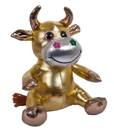 Мягкая игрушка ABtoys *Коровка золотая*, 16 см - M5103