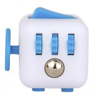 Игрушка - антистресс FIDGET CUBE Blue White - 02010