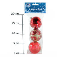 Набор елочных шаров Shenzhen Toys (6 см, 3 штуки) - Е94215