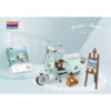 Конструктор Balody 3D из миниблоков Мотоцикл художника, 1078 элементов - BA21063