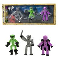 Игровой набор Stikbot 3 фигурки Off the Grid, Raptus - TST614R