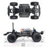 Радиоуправляемый краулер Huang Bo 4WD RTR масштаб 1:10 2.4G - HB-ZP1010