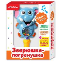 Зверюшка-погремушка Азбукварик Топ-топ - 28222-0