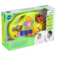 Игрушка Пианино-гусеница с жёлтым цветком, 927 - Б93684-Б
