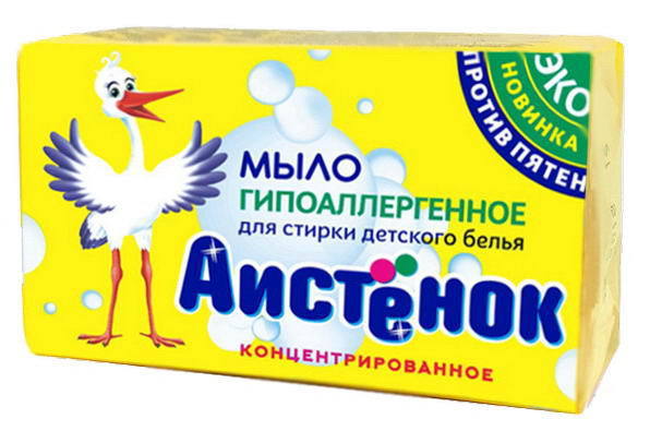 Хозяйственное мыло Аистёнок для детского белья 200 гр - 4304010016