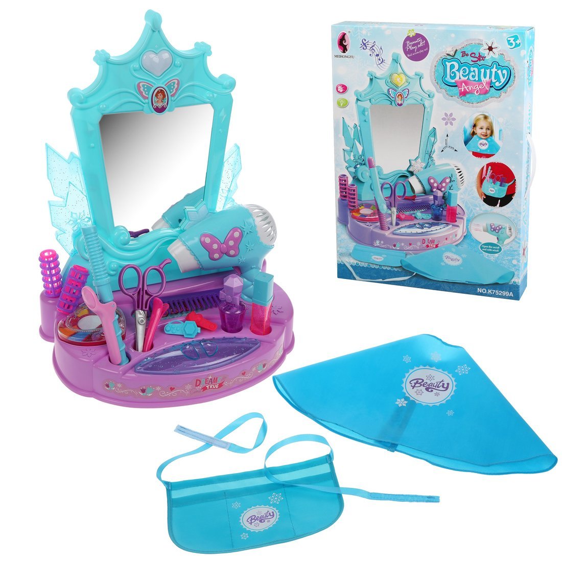 Игровой набор *Парикмахер*, 16 предметов, свет, звук - K75299A
