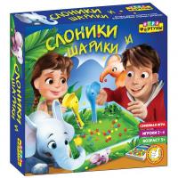 Настольная семейная игра *СЛОНИКИ И ШАРИКИ* - Ф95666