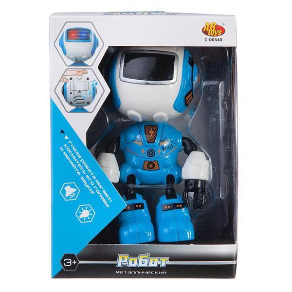 Робот ABtoys, звук, голубой - C-00340|blu