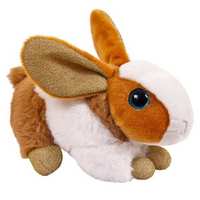Мягкая игрушка ABtoys Кролик коричневый, 15 см - M5054