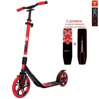 Самокат Y-SCOO RT 215 One*One 2 дизайна red - 6490
