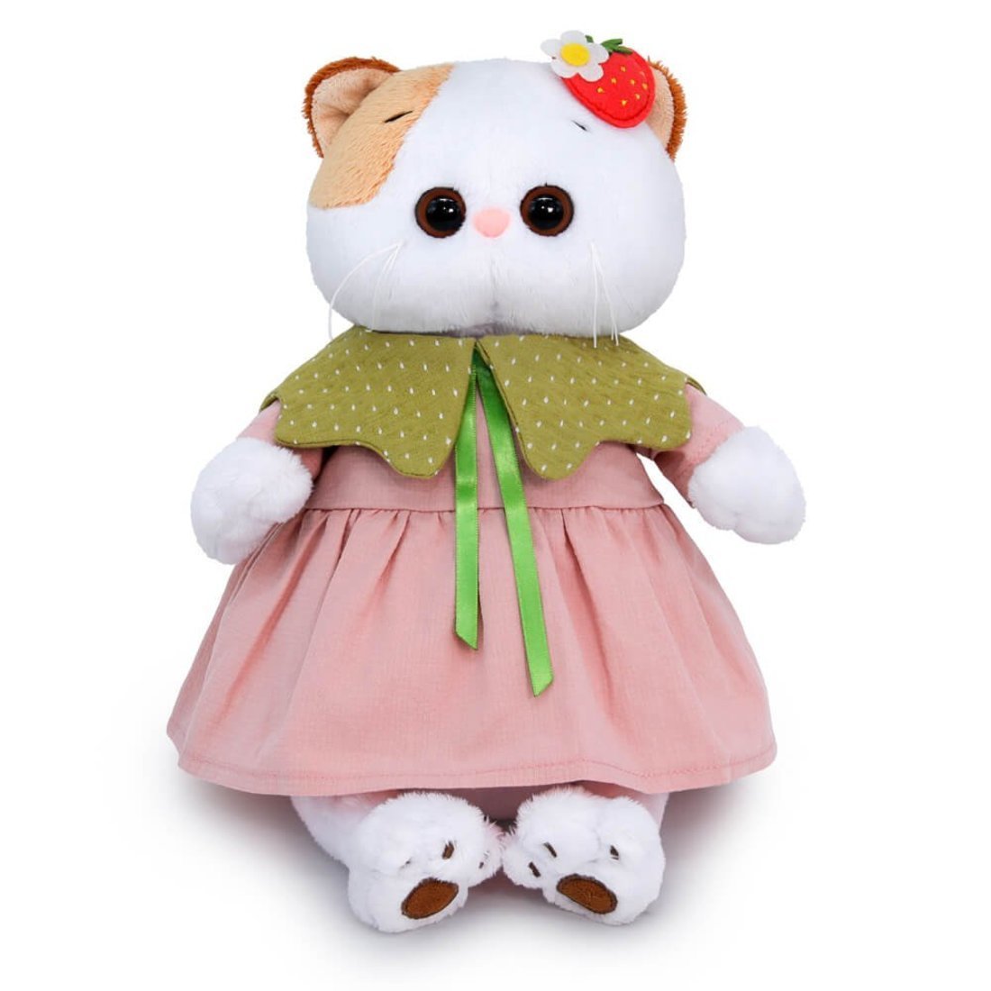 Мягкая игрушка Budi Basa Кошечка Ли-Ли в платье Ягодка 24 см - LK24-105