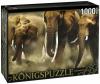 Пазл Konigspuzzle *Стадо слонов*, 1000 элементов - КБК1000-6464