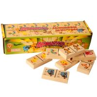 Настольная игра Домино детское Домашние животные PELSI И690 - Р90320