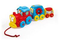 Игрушка развивающая CLEMENTONI Каталка-Паровозик - Cl17168