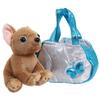 Мягкая игрушка Abtoys Животные в сумочках. Щенок коричневый, 16 см - M4927