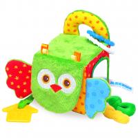 Развивающая игрушка МЯКИШИ Кубик Сова - 307