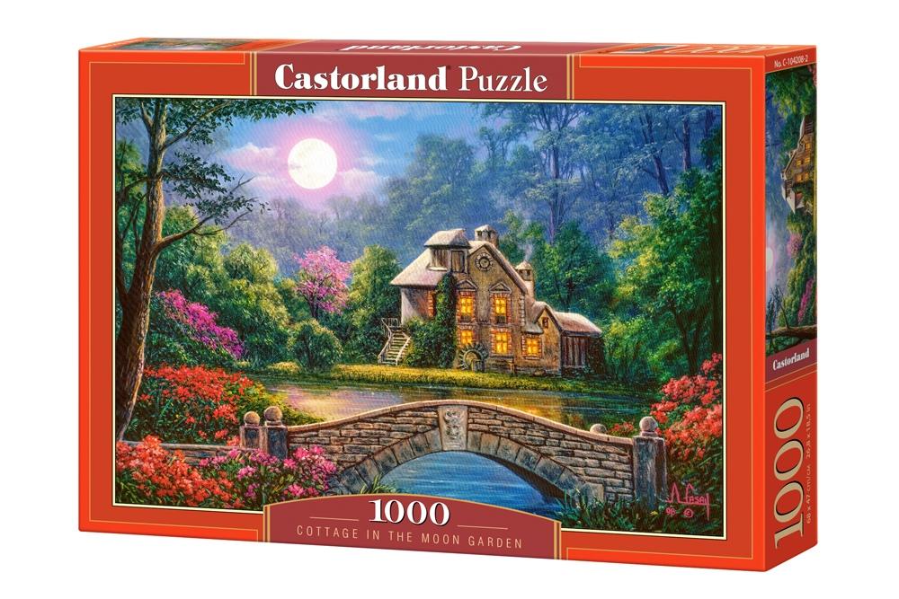 Пазл Castorland Коттедж в лунном саду 1000 элементов - C-104208