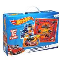 Настольная игра Origami Обучающий набор 3в1 Hot wheels Правила дорожного движения - 07026
