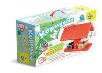 Кормушка для птиц Доброе дело красная - 01639