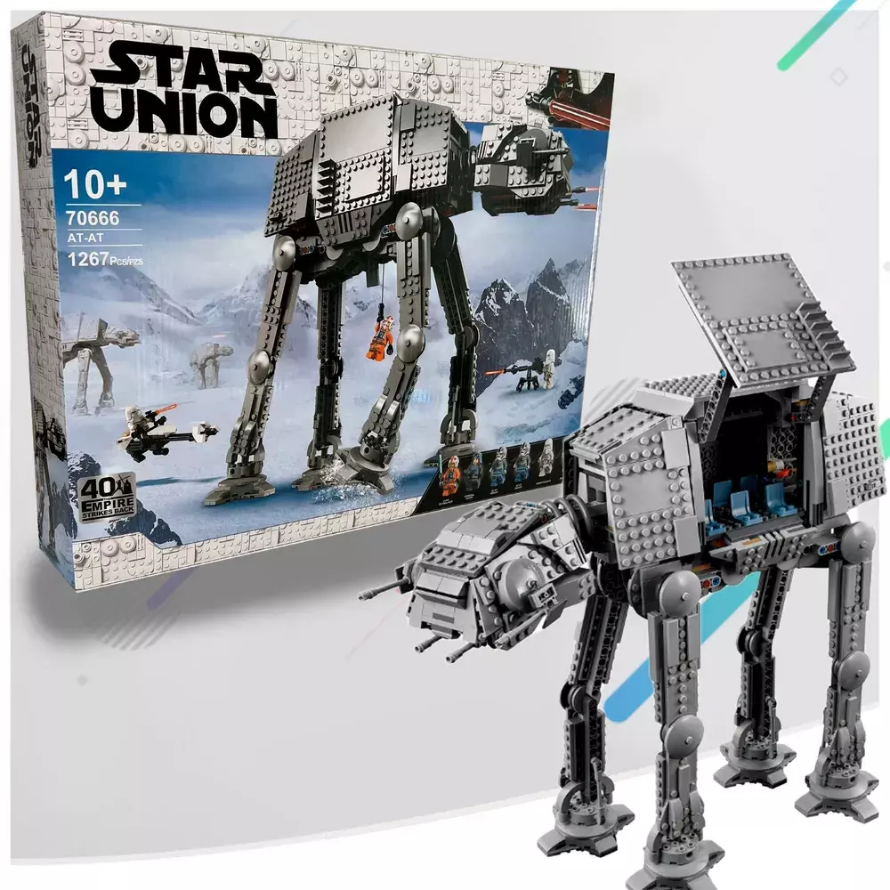 Конструктор Star Wars Звездные Войны Большой Бронированный Шагоход AT-AT, 1267 элементов - LE-70666