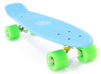 Скейтборд PWSport Classic 22* синий-зеленый - во3775-3