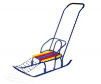 Санки *Кирюша-7* синие - 88559