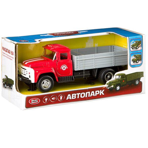 Инерционный грузовик Автопарк Play Smart, М1:54, свет, звук, 9709C - А76213