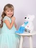 Мягкая игрушка Fluffy Family Мишка  интерактивный Ку-ку 27см, белый - 681958