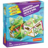 Настольная игра Bondibon *Приключения Пети и Оли. Силуэты* - ВВ3906