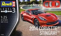 Сборная модель автомобиль Corvette Stingray, масштаб 1:25 - 07060R