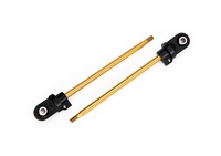 Приводной вал, GTX shock, TiN-coated (2) (assembled with rod ends and steel hollow balls) - TRA7763T