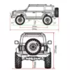 Радиоуправляемая модель трофи Yikong 4083V3 Bronco (Dark Green) ARTR масштаб 1:8 - YK-4083V3-DG