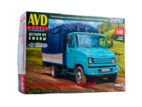 Сборная модель AVD ЗИЛ-3301М бортовой, масштаб 1:43 - 1579AVD
