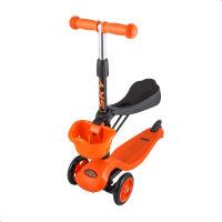 Трехколесный самокат TechTeam Sky Scooter New оранжевый