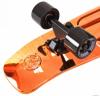 Скейтборд Y-SCOO Big Fishskateboard metallic 27* винил 68,6х19 с сумкой ORANGE|black - 5923