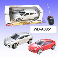 Радиоуправляемая машинка Junfa Toys, (свет) (красный, серебряный) - 3699-1