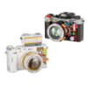Конструктор RToy 3D из миниблоков Ретро фотоаппарат, 556 элементов - WL2164