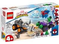 Конструктор LEGO CLASSIC SPIDEY Схватка Халка и Носорога на грузовиках - 10782-L