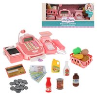Касса *Играем в магазин*, розовая - 453225