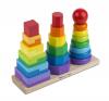 Пирамидка Melissa*Doug геометрическая *Классические игрушки*- 567M