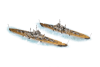 Сборная модель World Of Warships - Немецкий линкорн *Бисмарк*, 1:1200 - 9204